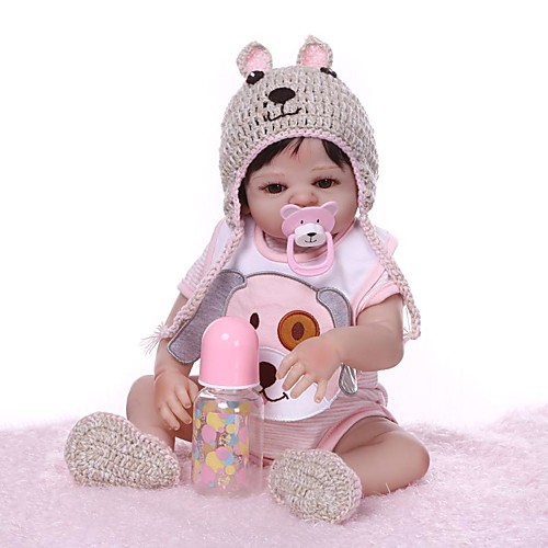 NPKCOLLECTION 20 inch Reborn Doll Baby Girl Gift Hand Made Artificial Implantation Brown Eyes Full Body Silicone Silica Gel Vinyl with Clothes and Accessories for Girls' Birthday and Festival Gifts
NPKCOLLECTION 20 inch Reborn Doll Baby Girl Gift Hand Made Artificial Implantation Brown Eyes Full Body Silicone Silica Gel Vinyl with Clothes and Accessories for Girls' Birthday and Festival Gifts