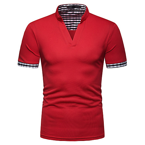 Men's Golf Shirt Color Block Short Sleeve Daily Tops Stand Collar White Red Black / Long Sleeve / Long Sleeve
Men's Golf Shirt Color Block Short Sleeve Daily Tops Stand Collar White Red Black / Long Sleeve / Long Sleeve