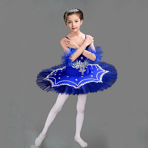Kids' Dancewear Ballet Dress Embroidery Split Joint Crystals / Rhinestones Girls' Training Performance Sleeveless Mesh Polyester
Kids' Dancewear Ballet Dress Embroidery Split Joint Crystals / Rhinestones Girls' Training Performance Sleeveless Mesh Polyester