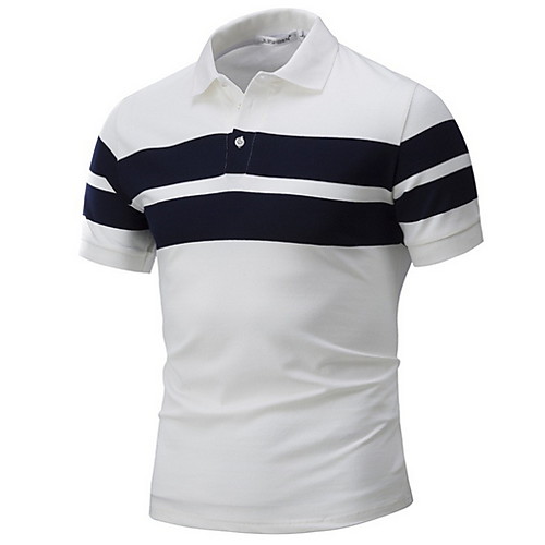 Men's Golf Shirt Tennis Shirt Color Block Short Sleeve Tops Shirt Collar Gray White Navy Blue / Summer
Men's Golf Shirt Tennis Shirt Color Block Short Sleeve Tops Shirt Collar Gray White Navy Blue / Summer