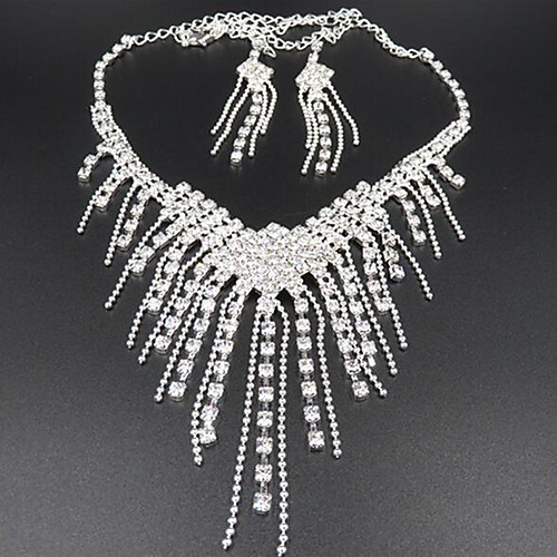 Jewelry Set Pendant Necklace Tassel Fringe Long Ladies Tassel Elegant Party Imitation Diamond Earrings Jewelry White For
Jewelry Set Pendant Necklace Tassel Fringe Long Ladies Tassel Elegant Party Imitation Diamond Earrings Jewelry White For