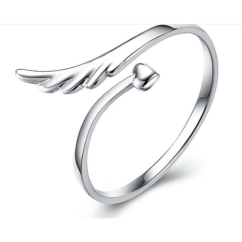 Men Band Ring Classic Silver S925 Sterling Silver Wings Fashion 1pc Adjustable / Women's
Men Band Ring Classic Silver S925 Sterling Silver Wings Fashion 1pc Adjustable / Women's