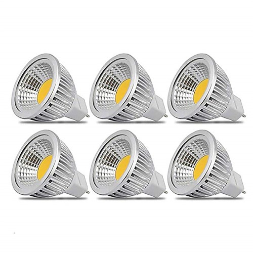 6pcs 3 W LED Spotlight 250 lm MR16 MR16 6 LED Beads COB Party Decorative Christmas Wedding Decoration Warm White Cold White 12 V / RoHS
6pcs 3 W LED Spotlight 250 lm MR16 MR16 6 LED Beads COB Party Decorative Christmas Wedding Decoration Warm White Cold White 12 V / RoHS