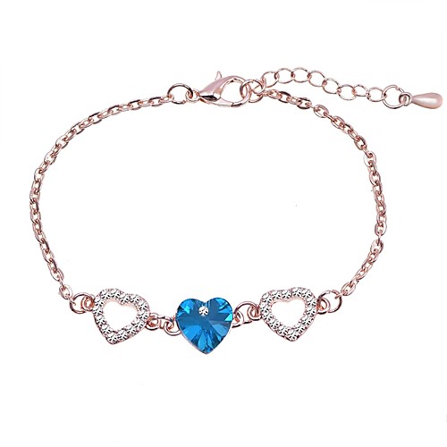 Women's Crystal Bracelet Vintage Style Love Stylish Simple Korean Sweet Alloy Bracelet Jewelry Silver / Purple / Rose Gold For Daily Holiday Festival
Women's Crystal Bracelet Vintage Style Love Stylish Simple Korean Sweet Alloy Bracelet Jewelry Silver / Purple / Rose Gold For Daily Holiday Festival