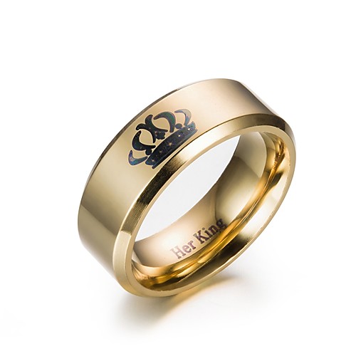 Men's Ring Promise Ring 1pc Black Gold Steel Stainless Circular Gift Ceremony Jewelry Crown Cheap Lovely
Men's Ring Promise Ring 1pc Black Gold Steel Stainless Circular Gift Ceremony Jewelry Crown Cheap Lovely