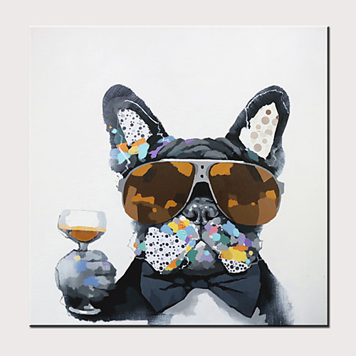 Oil Painting Hand Painted Square Abstract Pop Art Classic Modern Rolled Canvas (No Frame)
Oil Painting Hand Painted Square Abstract Pop Art Classic Modern Rolled Canvas (No Frame)