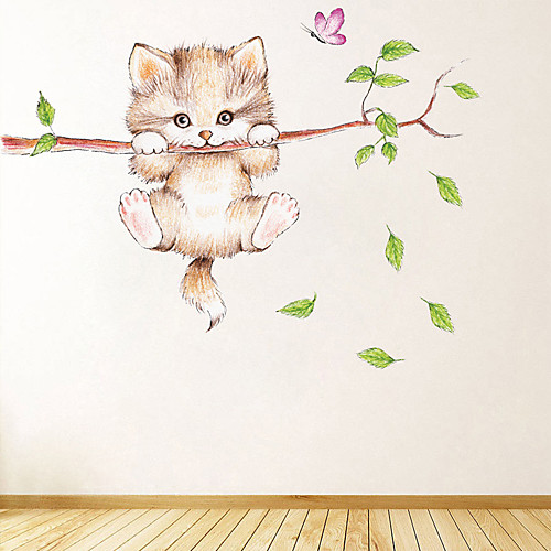 Decorative Wall Stickers - Animal Wall Stickers Animals Living Room / Bedroom / Kitchen / Re-Positionable 
Decorative Wall Stickers - Animal Wall Stickers Animals Living Room / Bedroom / Kitchen / Re-Positionable