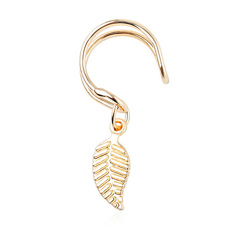 Women's Clip on Earring Leaf Simple Fashion Modern Cute Earrings Jewelry Gold / Black / Silver For Daily Street Going out Work 1pc
Women's Clip on Earring Leaf Simple Fashion Modern Cute Earrings Jewelry Gold / Black / Silver For Daily Street Going out Work 1pc