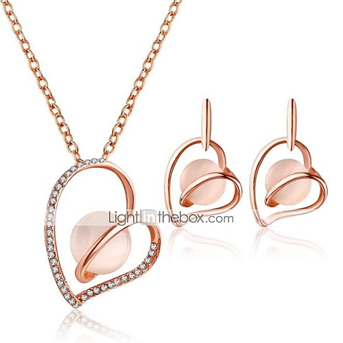 Women's Drop Earrings Pendant Necklace 3D Heart Hollow Heart Stylish Unique Design Rhinestone Earrings Jewelry Pink For Daily Evening Party 1 set
Women's Drop Earrings Pendant Necklace 3D Heart Hollow Heart Stylish Unique Design Rhinestone Earrings Jewelry Pink For Daily Evening Party 1 set