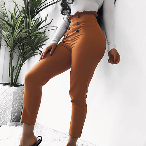 Women's Basic Sophisticated Dress Pants Chinos Pants Solid Colored Classic Black Camel
Women's Basic Sophisticated Dress Pants Chinos Pants Solid Colored Classic Black Camel