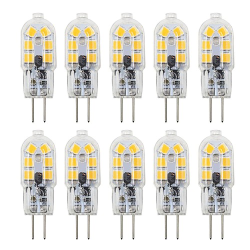 10PCS G4 3W 180lm 12LED 2835SMD Warm White Natural White Cool White 360 Degree Transparent Shell LED Bi-pin Lights DC 12V
10PCS G4 3W 180lm 12LED 2835SMD Warm White Natural White Cool White 360 Degree Transparent Shell LED Bi-pin Lights DC 12V