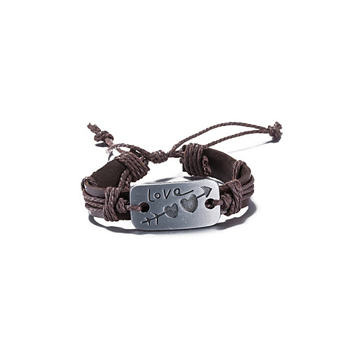 Men's Women's Loom Bracelet Braided Vintage Leather Bracelet Jewelry Brown For Street Daily
Men's Women's Loom Bracelet Braided Vintage Leather Bracelet Jewelry Brown For Street Daily