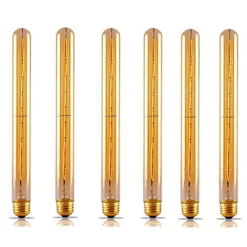 6pcs 40 W E26 / E27 T300 Warm White 2200-2800 k Retro / Dimmable / Decorative Incandescent Vintage Edison Light Bulb 220-240 V
6pcs 40 W E26 / E27 T300 Warm White 2200-2800 k Retro / Dimmable / Decorative Incandescent Vintage Edison Light Bulb 220-240 V