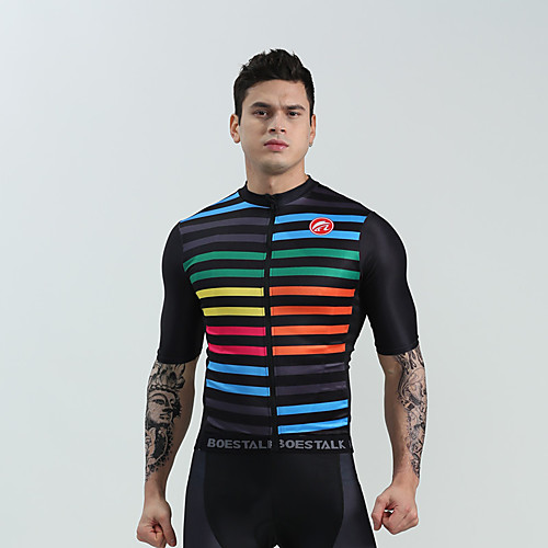 BOESTALK Men's Short Sleeve Cycling Jersey Summer Black / Red Black Dark Blue Bike Shirt Jersey Compression Clothing Mountain Bike MTB Road Bike Cycling Moisture Wicking Back Pocket Sports Clothing
BOESTALK Men's Short Sleeve Cycling Jersey Summer Black / Red Black Dark Blue Bike Shirt Jersey Compression Clothing Mountain Bike MTB Road Bike Cycling Moisture Wicking Back Pocket Sports Clothing