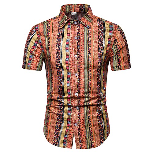 Men's Shirt Plus Size Short Sleeve Daily Slim Tops Streetwear Classic Collar Blue Yellow Khaki / Beach 
Men's Shirt Plus Size Short Sleeve Daily Slim Tops Streetwear Classic Collar Blue Yellow Khaki / Beach
