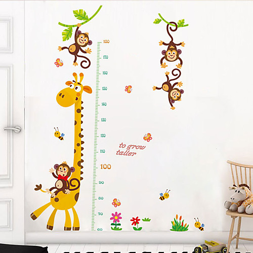 Height Stickers - Animal Wall Stickers Animals Living Room / Bedroom / Bathroom / Removable / Re-Positionable
Height Stickers - Animal Wall Stickers Animals Living Room / Bedroom / Bathroom / Removable / Re-Positionable