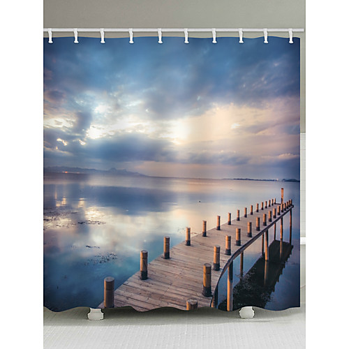 Shower Curtain With Hooks Suitable For Separate Wet And Dry Zone Divide Bathroom Shower Curtain Waterproof Oil-proof Country Polyester Waterproof
Shower Curtain With Hooks Suitable For Separate Wet And Dry Zone Divide Bathroom Shower Curtain Waterproof Oil-proof Country Polyester Waterproof