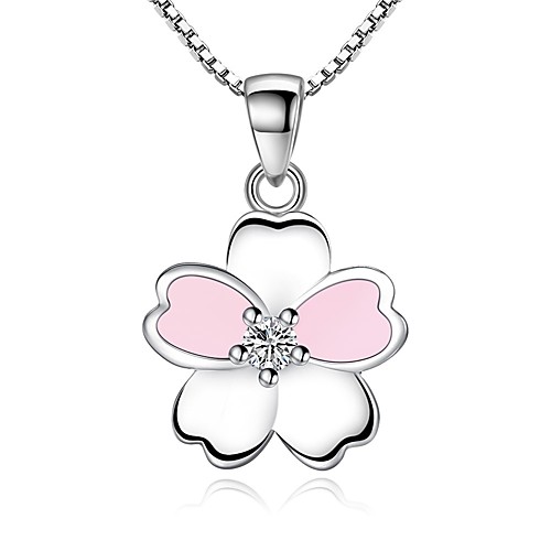 Women's Charm Necklace Flower Romantic Sweet Chrome Silver 45 cm Necklace Jewelry 1pc For Gift Formal
Women's Charm Necklace Flower Romantic Sweet Chrome Silver 45 cm Necklace Jewelry 1pc For Gift Formal
