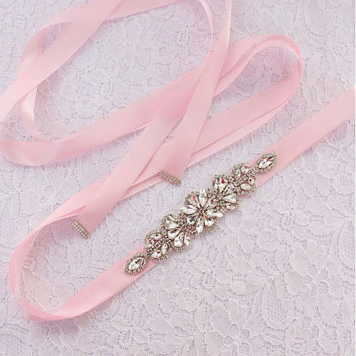 Silver-Plated Wedding / Party / Evening Sash With Crystal / Belt / Appliques Women's Sashes
Silver-Plated Wedding / Party / Evening Sash With Crystal / Belt / Appliques Women's Sashes