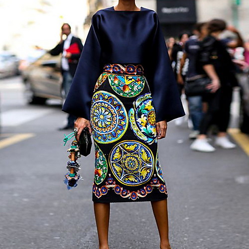 Women's Sheath Dress Knee Length Dress Blue Long Sleeve Spring & Summer Square Neck 2021 S M L XL XXL 3XL
Women's Sheath Dress Knee Length Dress Blue Long Sleeve Spring & Summer Square Neck 2021 S M L XL XXL 3XL