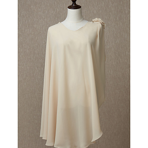 Sleeveless Capelets / Shawls Chiffon Wedding / Party / Evening Women's Wrap With Flower
Sleeveless Capelets / Shawls Chiffon Wedding / Party / Evening Women's Wrap With Flower
