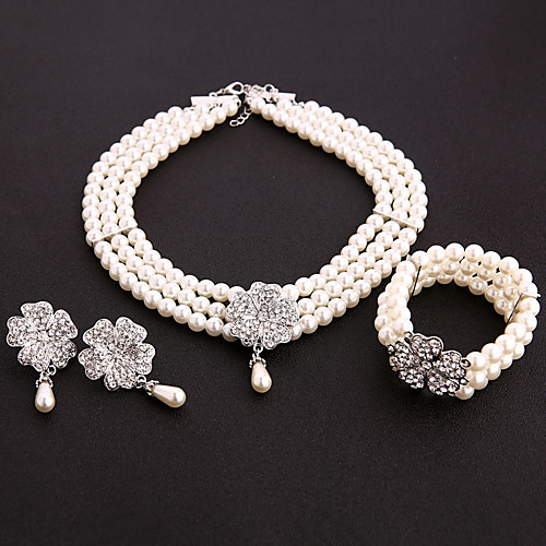 The Great Gatsby 1920s The Great Gatsby Costume Accessory Sets Masquerade Women's Costume Bead Bracelet Earrings Pearl Necklace White Vintage Cosplay Party Halloween / 1 Necklace / 1 Pair of Earrings
The Great Gatsby 1920s The Great Gatsby Costume Accessory Sets Masquerade Women's Costume Bead Bracelet Earrings Pearl Necklace White Vintage Cosplay Party Halloween / 1 Necklace / 1 Pair of Earrings