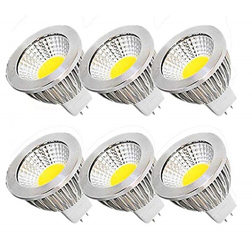 6pcs 5 W LED Spotlight 450 lm MR16 MR16 10 LED Beads COB Party Decorative Christmas Wedding Decoration Warm White Cold White 12 V / RoHS
6pcs 5 W LED Spotlight 450 lm MR16 MR16 10 LED Beads COB Party Decorative Christmas Wedding Decoration Warm White Cold White 12 V / RoHS