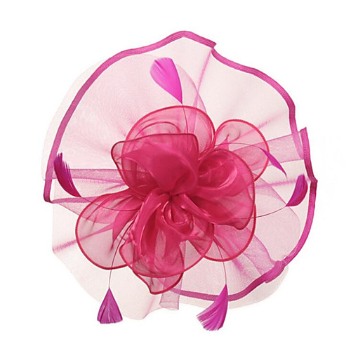 Women's Ladies Tiaras Fascinators For Wedding Party / Evening Prom Princess Feather Fabric Purple Blushing Pink Fuchsia
Women's Ladies Tiaras Fascinators For Wedding Party / Evening Prom Princess Feather Fabric Purple Blushing Pink Fuchsia