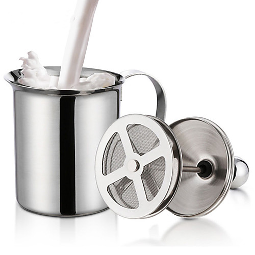 Double Mesh Milk Creamer Stainless Steel Milk Frother for Cappuccino Milk Jugs Egg Beater Kitchen Tool Gadgets
Double Mesh Milk Creamer Stainless Steel Milk Frother for Cappuccino Milk Jugs Egg Beater Kitchen Tool Gadgets