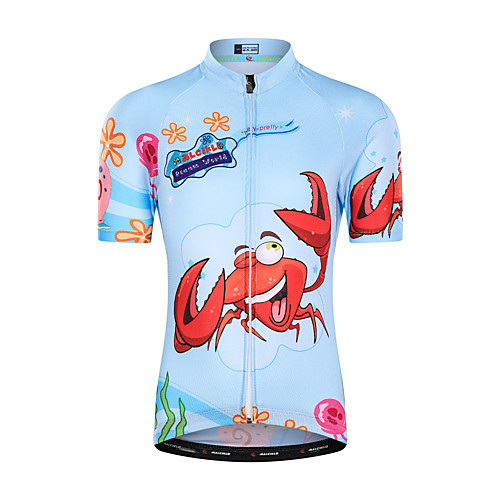 Malciklo Boys' Girls' Short Sleeve Cycling Jersey - Kid's Summer Sky Blue Cartoon Bike Top Mountain Bike MTB Road Bike Cycling UV Resistant Quick Dry Moisture Wicking Sports Clothing Apparel
Malciklo Boys' Girls' Short Sleeve Cycling Jersey - Kid's Summer Sky Blue Cartoon Bike Top Mountain Bike MTB Road Bike Cycling UV Resistant Quick Dry Moisture Wicking Sports Clothing Apparel
