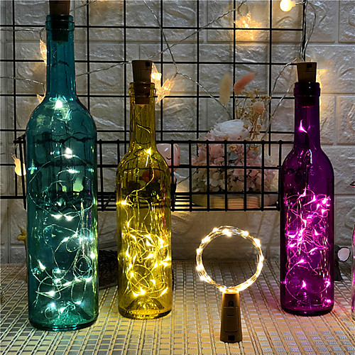 2m String Lights 20 LEDs 1pc Warm White RGB White Creative Party Decorative Batteries Powered
2m String Lights 20 LEDs 1pc Warm White RGB White Creative Party Decorative Batteries Powered