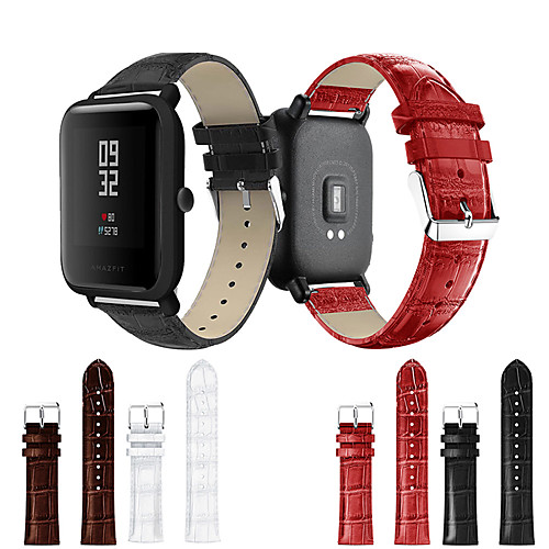 Smart Watch Band for Samsung Galaxy 1 pcs Sport Band Genuine Leather Replacement Wrist Strap for Huami Amazfit Bip Younth Watch 20mm
Smart Watch Band for Samsung Galaxy 1 pcs Sport Band Genuine Leather Replacement Wrist Strap for Huami Amazfit Bip Younth Watch 20mm