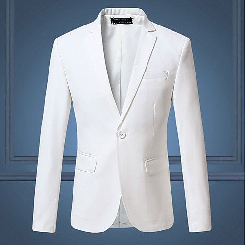 Men's Plus Size Blazer Notch Lapel Cotton / Polyester Yellow / Wine / Royal Blue
Men's Plus Size Blazer Notch Lapel Cotton / Polyester Yellow / Wine / Royal Blue