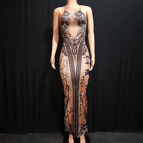 Exotic Dancewear Dress Pattern / Print Crystals / Rhinestones Women's Performance Sleeveless Spandex
Exotic Dancewear Dress Pattern / Print Crystals / Rhinestones Women's Performance Sleeveless Spandex