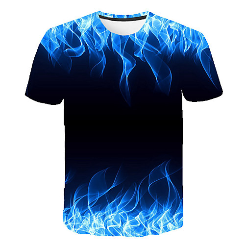 Men's T shirt Shirt Graphic Flame Print Short Sleeve Casual Tops Basic Designer Big and Tall Round Neck Blue Purple Orange
Men's T shirt Shirt Graphic Flame Print Short Sleeve Casual Tops Basic Designer Big and Tall Round Neck Blue Purple Orange