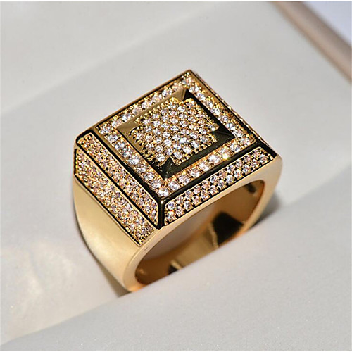 Men Band Ring Cubic Zirconia Classic Gold White Copper Cross Stylish Hip Hop Iced Out 1pc 8 9 10 11 12 / Men's
Men Band Ring Cubic Zirconia Classic Gold White Copper Cross Stylish Hip Hop Iced Out 1pc 8 9 10 11 12 / Men's