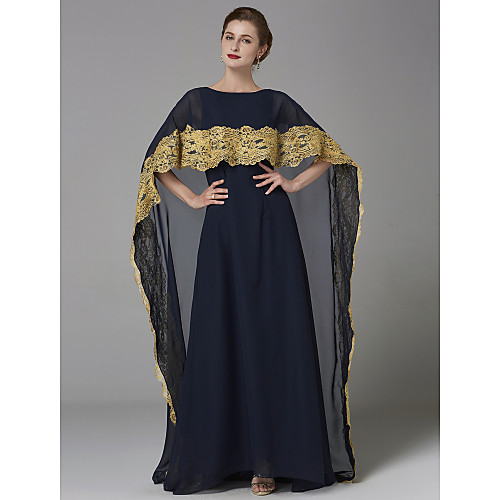 A-Line Mother of the Bride Dress Plus Size Elegant Bateau Neck Sweep / Brush Train Chiffon Sleeveless with Lace 2021
A-Line Mother of the Bride Dress Plus Size Elegant Bateau Neck Sweep / Brush Train Chiffon Sleeveless with Lace 2021