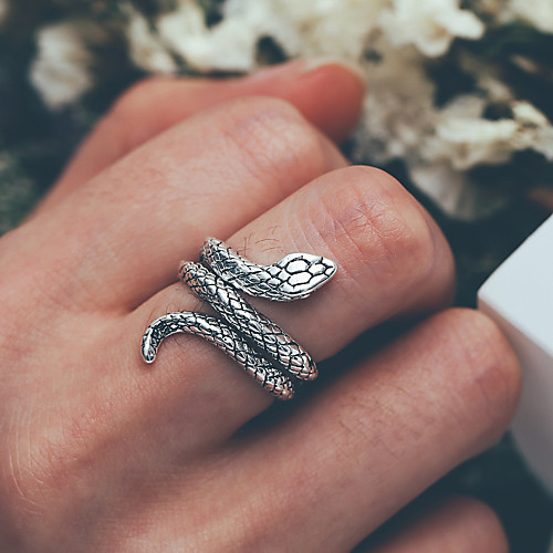 Men's Ring Snake Ring Retro Silver Alloy Snake Trendy Fashion 1pc 7 8 9 10 / Men's
Men's Ring Snake Ring Retro Silver Alloy Snake Trendy Fashion 1pc 7 8 9 10 / Men's