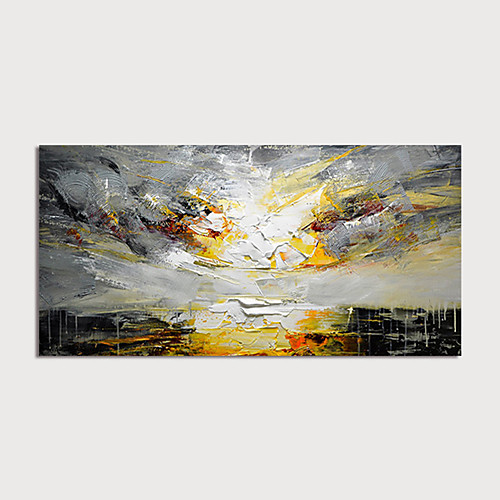 Oil Painting Hand Painted Horizontal Abstract Landscape Modern Rolled Canvas (No Frame)
Oil Painting Hand Painted Horizontal Abstract Landscape Modern Rolled Canvas (No Frame)