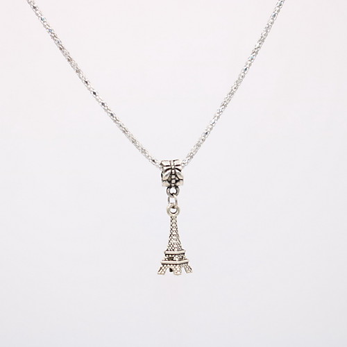 Women's Pendant Necklace Necklace Classic Tower Eiffel Tower Dainty Unique Design Fashion Classic Silver Plated Chrome Silver 42 cm Necklace Jewelry 1pc For Street Carnival Holiday Club Festival
Women's Pendant Necklace Necklace Classic Tower Eiffel Tower Dainty Unique Design Fashion Classic Silver Plated Chrome Silver 42 cm Necklace Jewelry 1pc For Street Carnival Holiday Club Festival