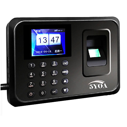 

5YOA A01 Посещающая машина отпечаток пальца / пароль Для школы / Гостиница / Офис