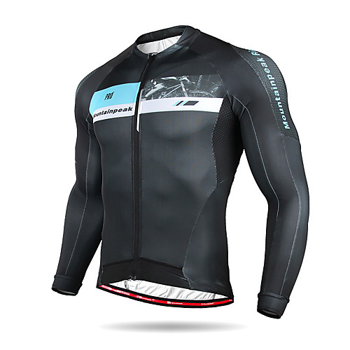 Mountainpeak Men's Long Sleeve Cycling Jersey Winter Summer Coolmax Polyester Black Stripes Bike Jersey Top Mountain Bike MTB Road Bike Cycling Anatomic Design Quick Dry Breathable Sports Clothing
Mountainpeak Men's Long Sleeve Cycling Jersey Winter Summer Coolmax Polyester Black Stripes Bike Jersey Top Mountain Bike MTB Road Bike Cycling Anatomic Design Quick Dry Breathable Sports Clothing