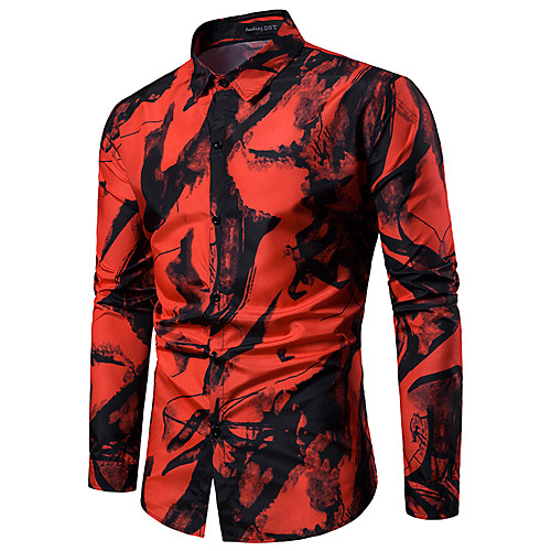 Men's Shirt Graphic Tie Dye Print Long Sleeve Vacation Tops Basic Streetwear Classic Collar White Red / Work
Men's Shirt Graphic Tie Dye Print Long Sleeve Vacation Tops Basic Streetwear Classic Collar White Red / Work