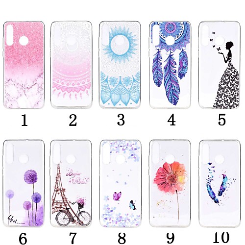 Case For Huawei Huawei P20 / Huawei P20 Pro / Huawei P20 lite Transparent / Pattern Back Cover Butterfly / Feathers / Flower Soft TPU / P10 Plus / P10 Lite / P10
Case For Huawei Huawei P20 / Huawei P20 Pro / Huawei P20 lite Transparent / Pattern Back Cover Butterfly / Feathers / Flower Soft TPU / P10 Plus / P10 Lite / P10