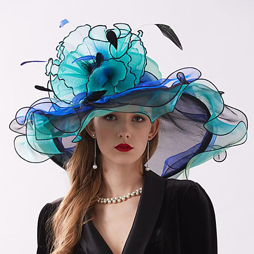 Organza Headwear with Flower / Ruffle 1 PC Wedding / Sports & Outdoor / Tea Party Headpiece
Organza Headwear with Flower / Ruffle 1 PC Wedding / Sports & Outdoor / Tea Party Headpiece