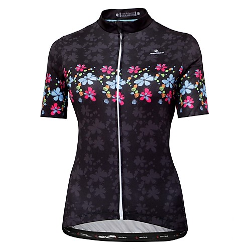 Malciklo Women's Short Sleeve Cycling Jersey Summer Black Floral Botanical Bike Jersey Top Mountain Bike MTB Road Bike Cycling Anatomic Design Quick Dry Breathable Sports Clothing Apparel / Race Fit
Malciklo Women's Short Sleeve Cycling Jersey Summer Black Floral Botanical Bike Jersey Top Mountain Bike MTB Road Bike Cycling Anatomic Design Quick Dry Breathable Sports Clothing Apparel / Race Fit