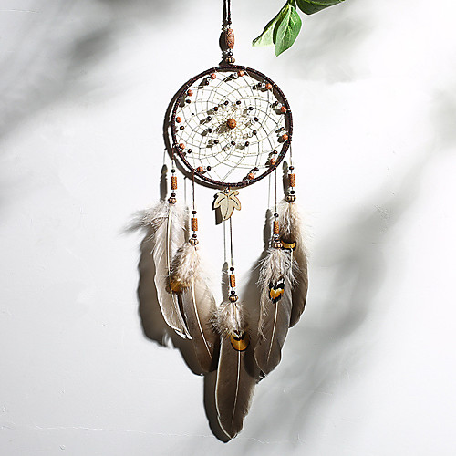 Boho Dream Catcher Handmade Gift Wall Hanging Decor Art Ornament Craft Indian Feather Bead for Kids Bedroom Wedding Festival 5013cm
Boho Dream Catcher Handmade Gift Wall Hanging Decor Art Ornament Craft Indian Feather Bead for Kids Bedroom Wedding Festival 5013cm