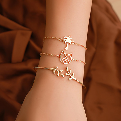 3pcs Women's Bracelet Classic Wedding Birthday Vintage Theme European Trendy Casual / Sporty Ethnic French Alloy Bracelet Jewelry Gold / Silver For Date Festival
3pcs Women's Bracelet Classic Wedding Birthday Vintage Theme European Trendy Casual / Sporty Ethnic French Alloy Bracelet Jewelry Gold / Silver For Date Festival