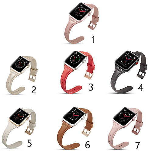 Genuine Leather Smartwatch Band for Apple Watch Series 5/4/3/2/1 Classic buckle iwatch Strap
Genuine Leather Smartwatch Band for Apple Watch Series 5/4/3/2/1 Classic buckle iwatch Strap