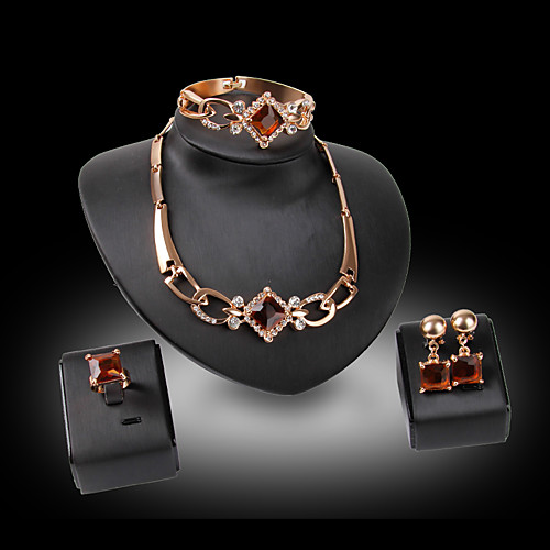 Women's Jewelry Set Bridal Jewelry Sets Cut Out Precious Fashion Gold Plated Earrings Jewelry Gold For Christmas Wedding Halloween Party Evening Gift 1 set
Women's Jewelry Set Bridal Jewelry Sets Cut Out Precious Fashion Gold Plated Earrings Jewelry Gold For Christmas Wedding Halloween Party Evening Gift 1 set